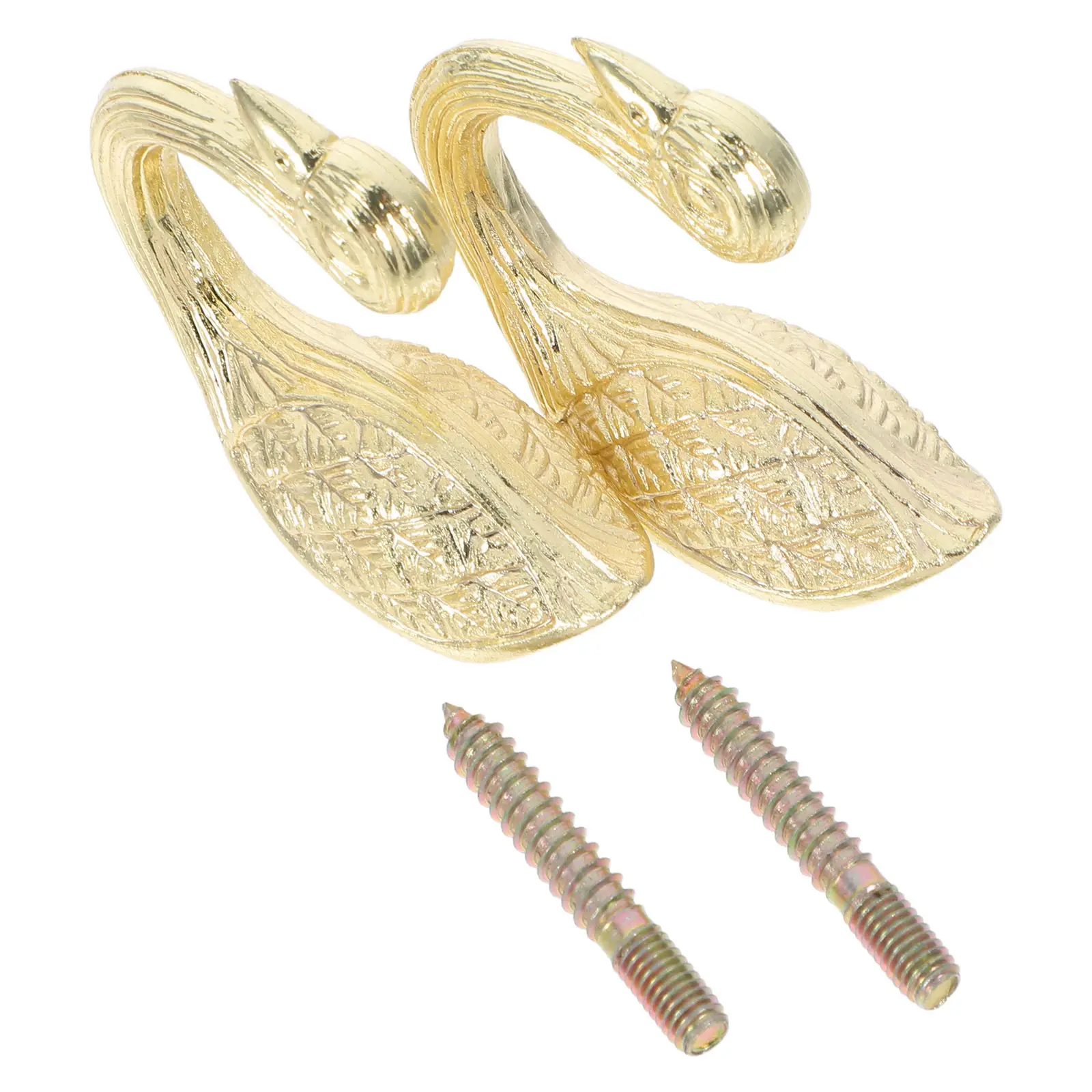 2Pcs Zinc Alloy Drape Hooks Versatile Design for Modern Traditional Interiors Easy to Install Metal Drape Hooks