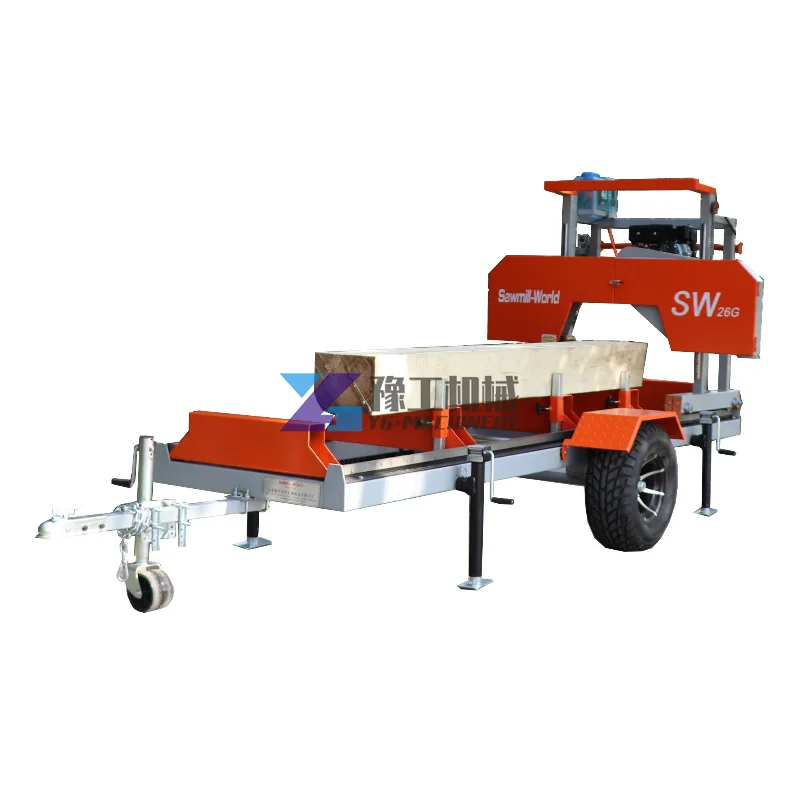 Fast Delivery Factory Design Diesel Portable Sawmill Fixed Sawmill with CE Certification