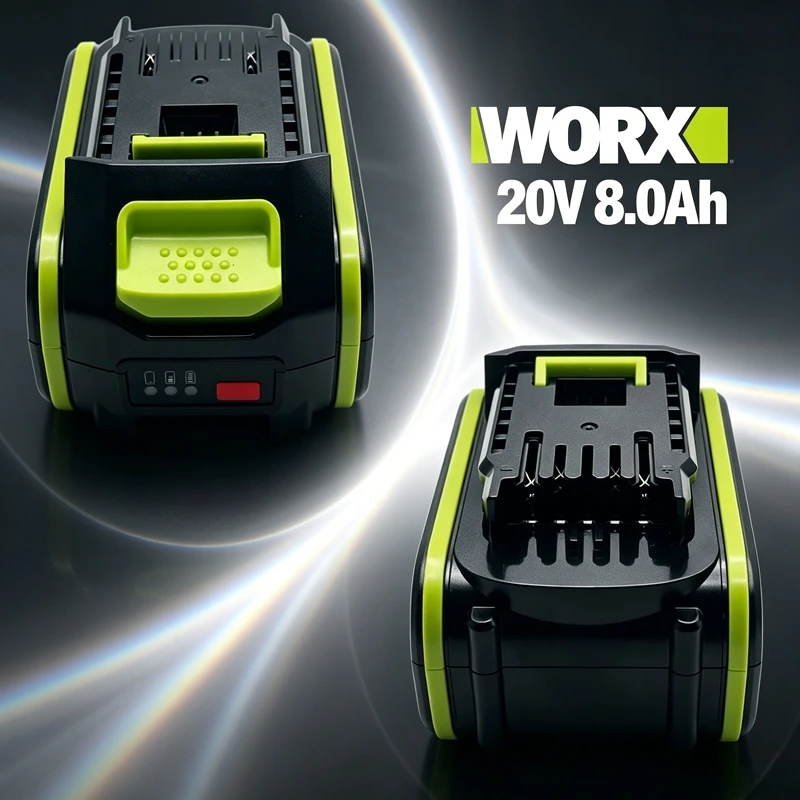 Новая оригинальная аккумуляторная батарея 20В 8.0Ач для WORX Kress 20V WU279/WU182/WU690/WU380S/WU231/WU533//KU390/KU806/KU066/KU520/KU211/ KU280D.