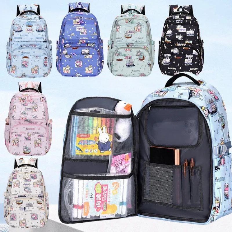 Oxford Fabric Backpack2025European and American Autumn Cartoon Print One Size Zipper Children's Gift Backpack