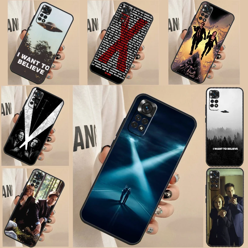 The X Files TV Series Phone Case For Xiaomi Redmi Note 12 Pro 8 9 10 11 Pro Note 12S 11S 10S 9S 9C 10C 12C Cover