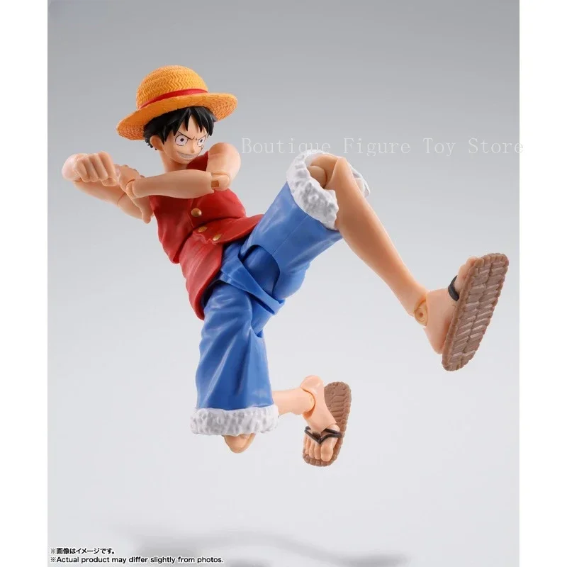 In Stock Original Bandai S.H.Figuarts Shf ONE PIECE ลิง D.Luffy โรแมนติก DAWN Action รูปอะนิเมะรุ่นของเล่นของขวัญ