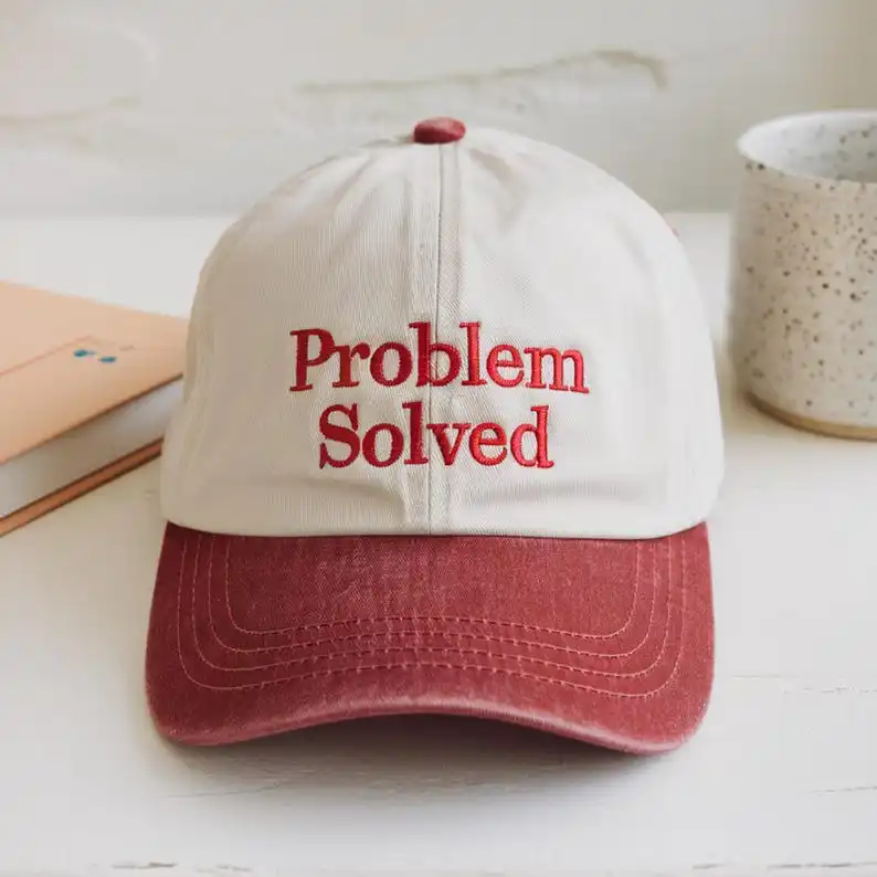 문제 해결 모자, 자수 모자, 호러 할로윈 야구 모자