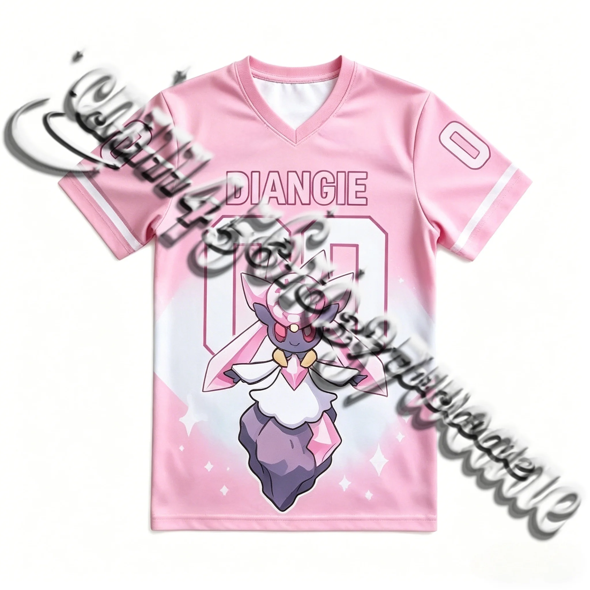 2026 Bandai Animation Theme Rugby Shirt Pok É Mon Full Character Sports Shirt Summer Oversized T-shirt Family Matching