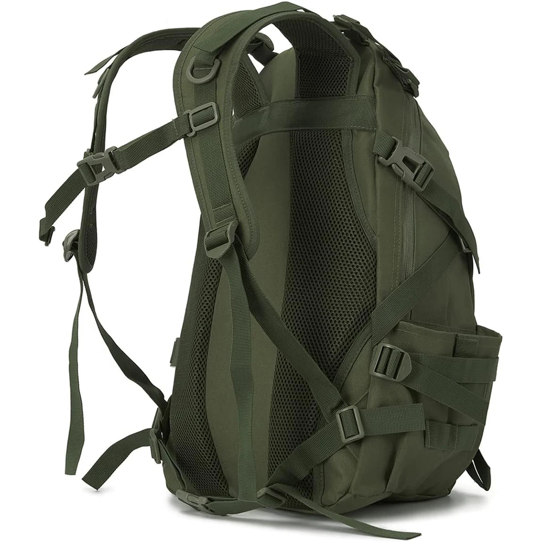 40L Tactical Backpack for Men Camping Hiking Backpacks Reflective Outdoor Travel Bags Survival Molle Climbing Rucksack Bag