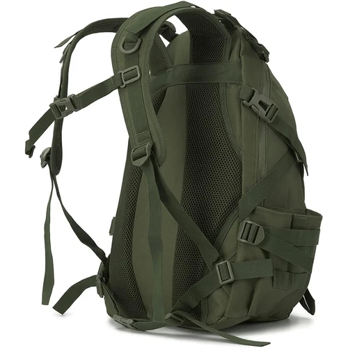 Imagen 2 del producto Mochila táctica de 40L para hombre, mochilas para acampar y senderismo, bolsas de viaje reflectantes para exteriores, mochila de escalada Molle de supervivencia