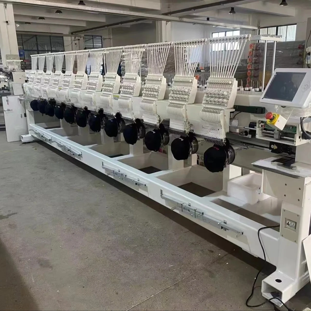 MFGS 1512 Long Service Life 15 Needles 12 Head Automatic Industrial Hat T-Shirt Embroidery Machine Computerized for Sale