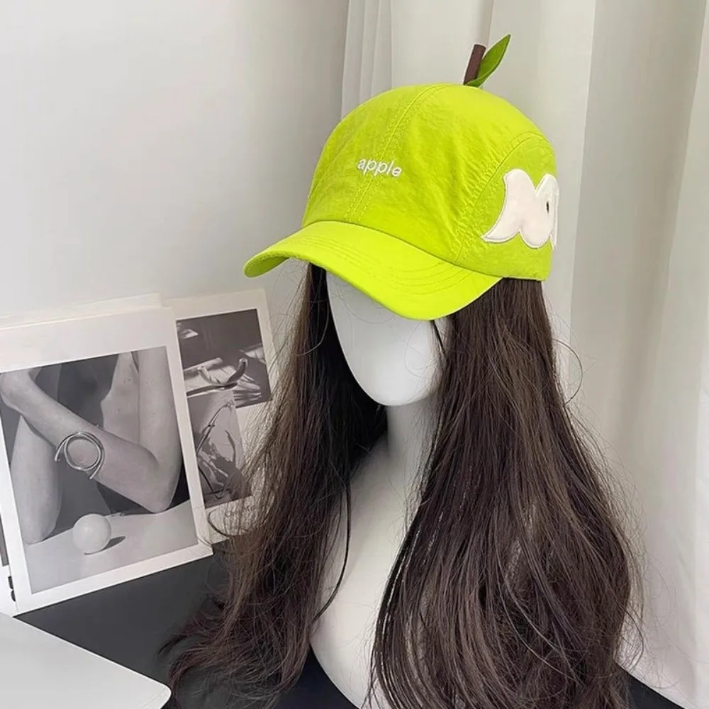 Acessórios de vestuário algodão frutas boné de beisebol protetor solar pico bordado carta chapéu moda legal criativo frutas boné rua