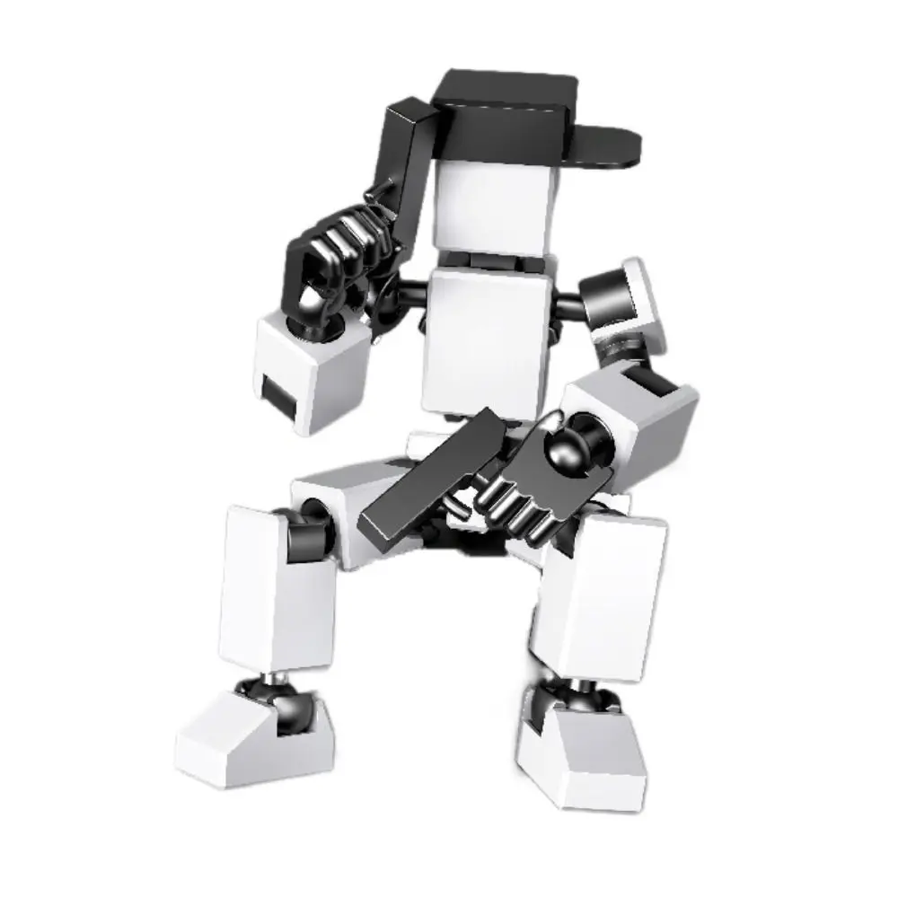 Wieloczęściowy, ruchomy model, lalka, figurka akcji, manekin drukowany 3D, ruchomy robot, nowatorski robot zmieniający formę.