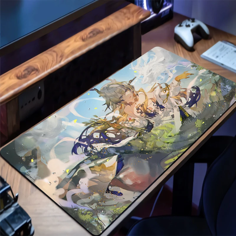 

Mousepad Arknights Shu Computer Game Mouse Pad Gaming Accessories big Non-Slip Printing Deskmat Keyboard Pad PC HD game Mousepad