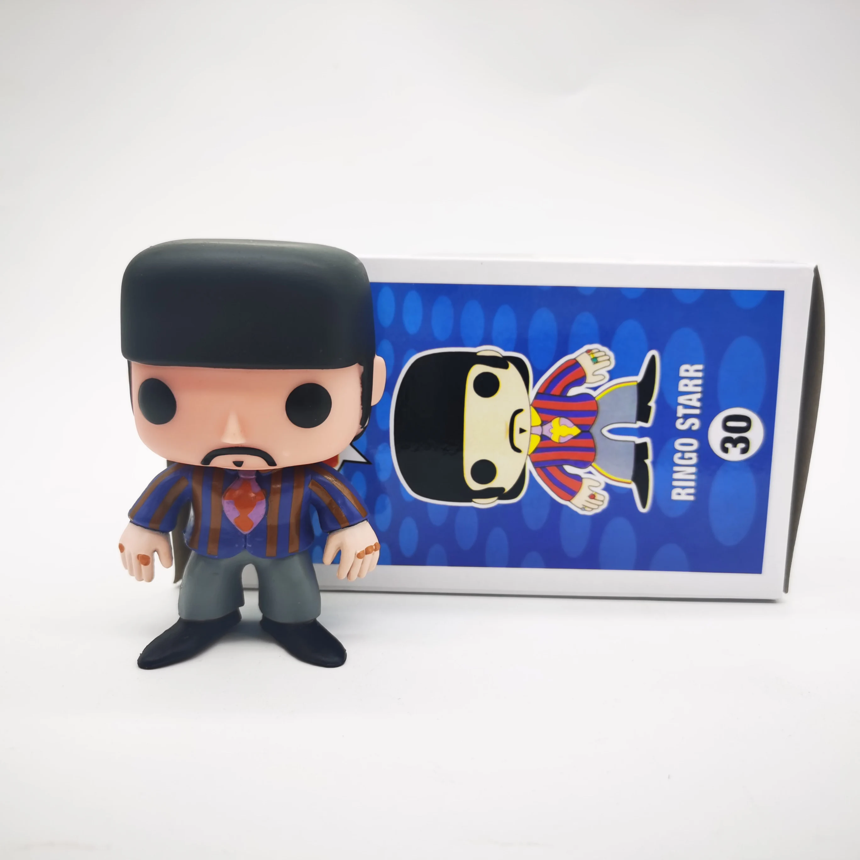 Anime The Beatles Blue Meanie Ringo Starr John Lennon Funkostyle Vinyl Action Figure Collectible Model Toys For Kids Xmas Gift