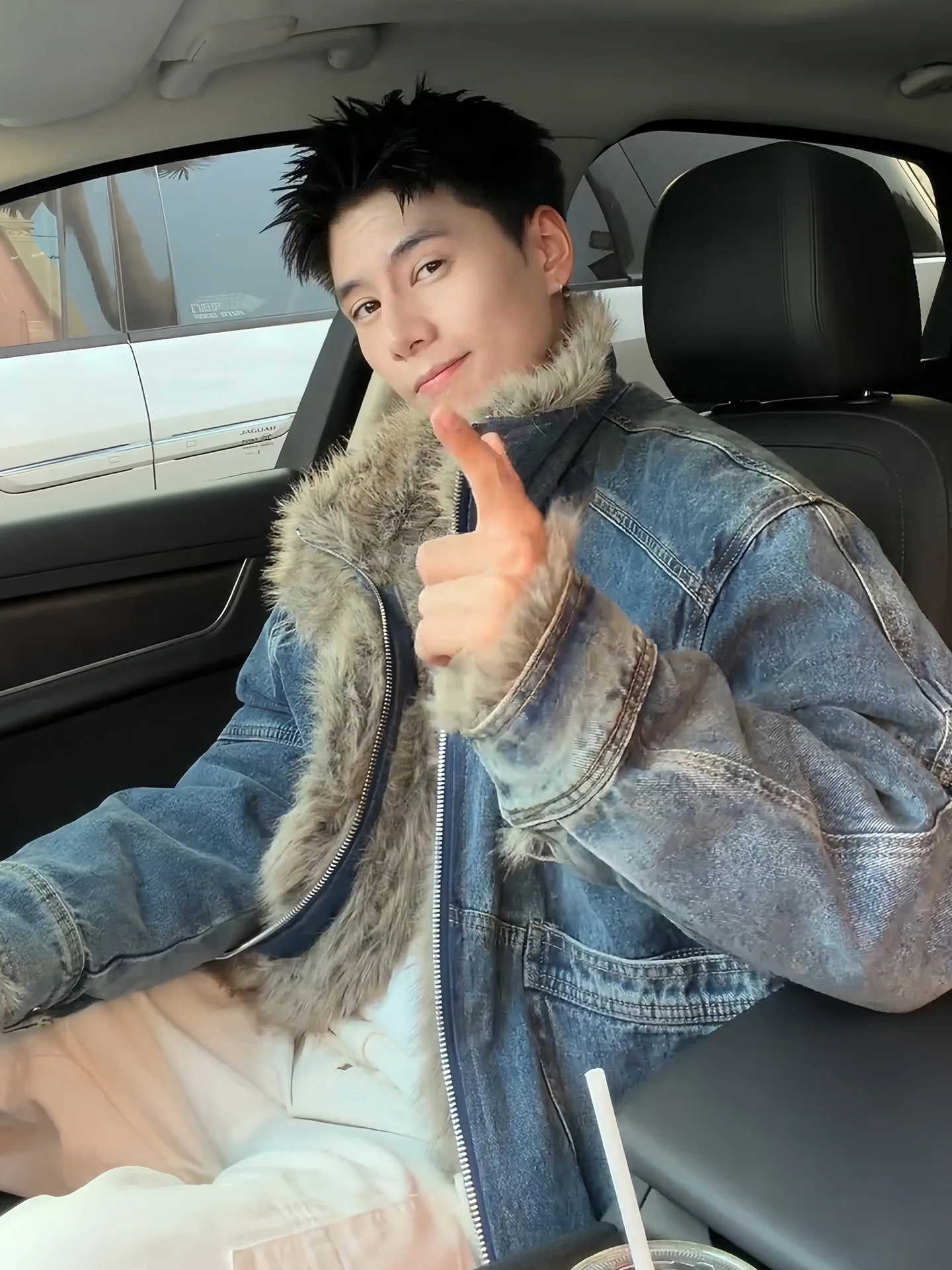 

Cleanfit Thiened Denim ort Jaet Cotton Workwear Coat for Men Winter Warm Stand Fit Casual Sle Zipper Closure Jaet