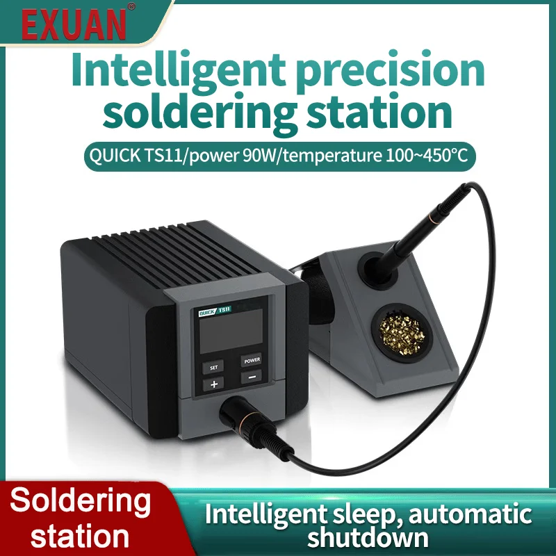 Electric Soldering Station Integrated Soldering Tip Motherboard Welding Table Cellphone Repairs Smart Precision Welding Platform