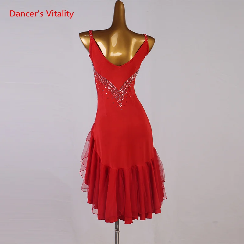 Latin Dance Competition Dresses for Women Latin Dress High-End Custom Chacha Adult Latin Clothing Dancer Wear Latin Outfit