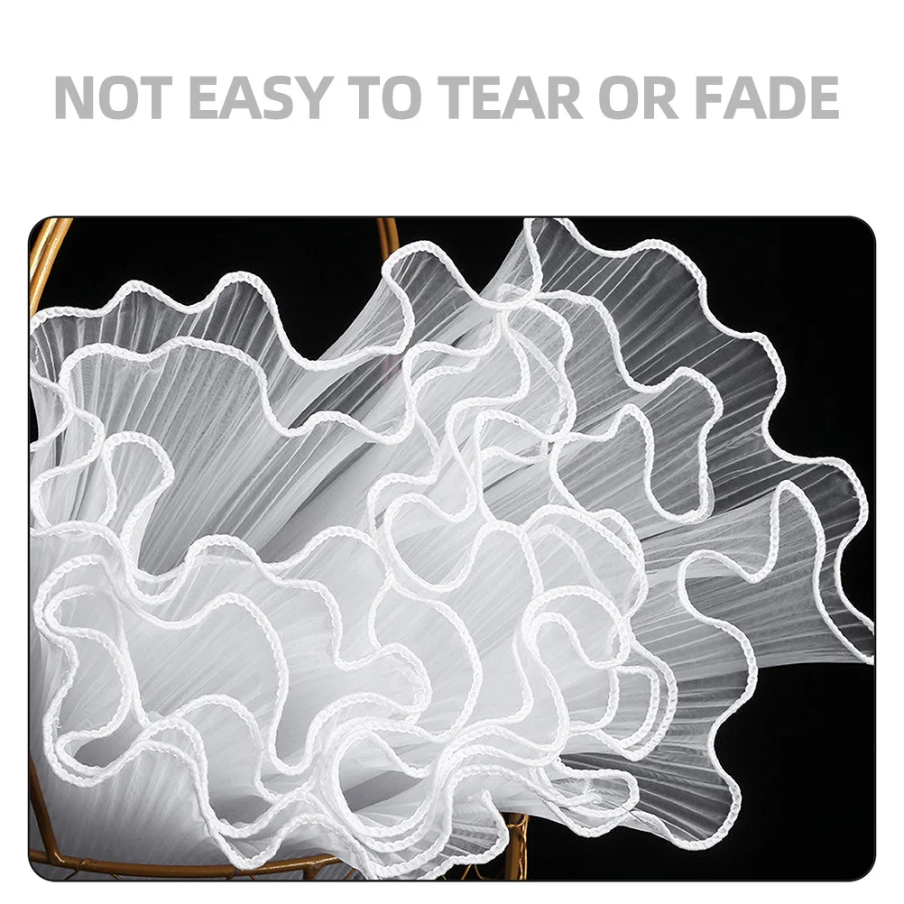 

1 Roll Flower Wrapping Yarn Polyester Material Delicate Color Easy Shape Flower Bouquet Packaging Mesh Gift Wrap Party Decor