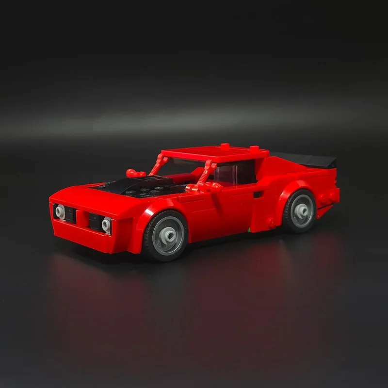 252 PCS Racing Car 76934 Plymouth Barracuda MOC Customize Modular Building Block Technology Kids Brick DIY Toy Christmas Gift