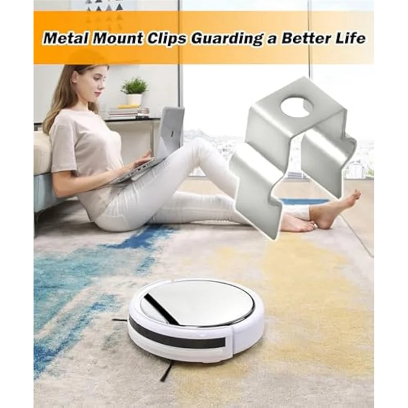 

4Pcs Mounting Clip For Shark IQ And AI AV2501S Robot Vacuum And Other Modles Side Brush Replacement Parts-B61B