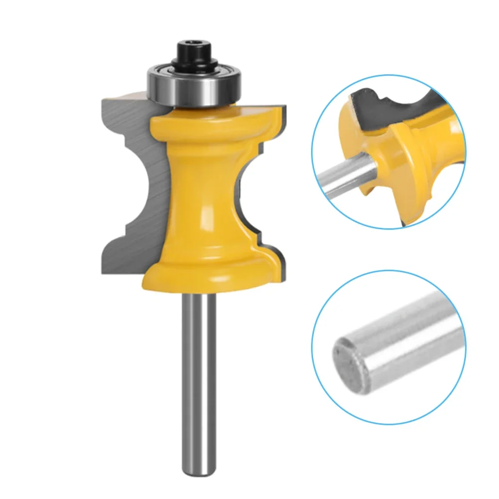 1pc 1/4 Inch Shank Cemented Carbide Router Bit Hook & Shear Angles For Drawer Hand Making Woodworking Milling Cutter