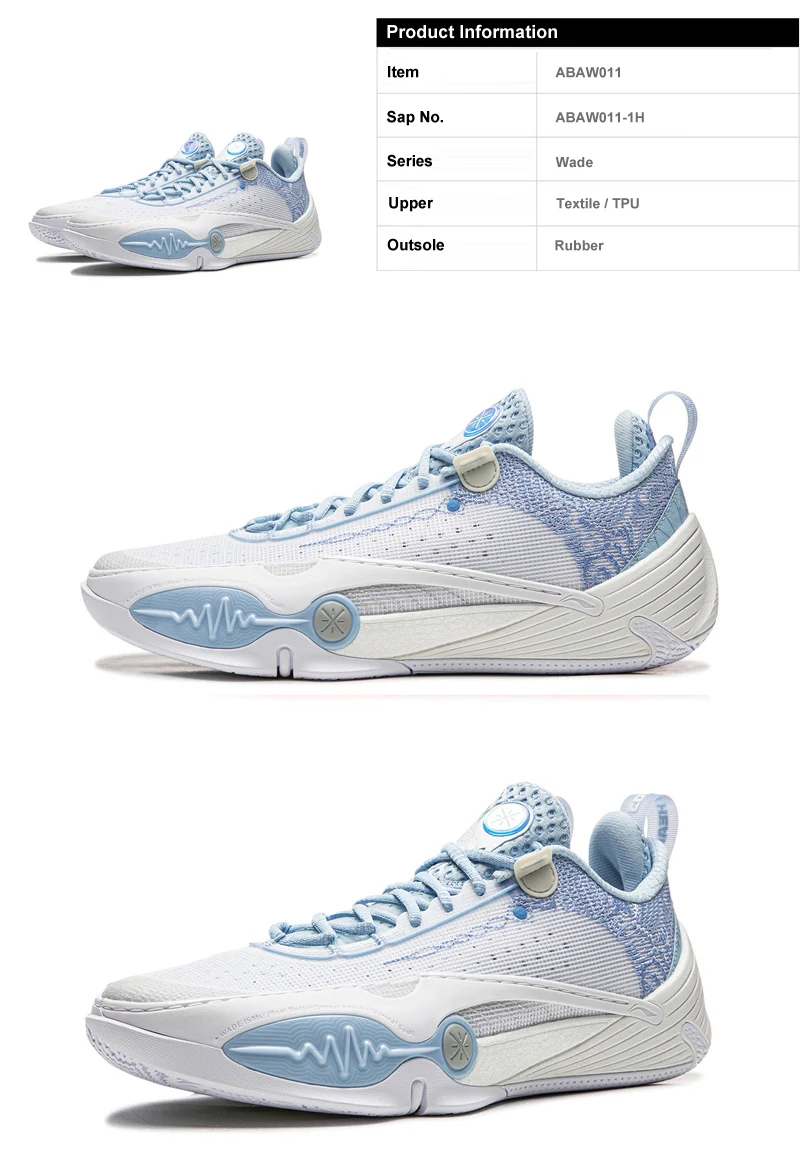 Li-Ning Herren WADE ALL CITY 14 Professionelle Basketballschuhe SUPER BOOM Cushion Stable Support LiNing Sneakers ABAW011 ABAW001 – Detail 2
