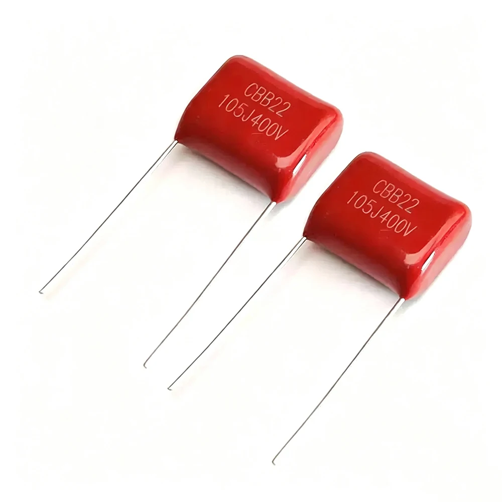 10PCS/lot 400V105 1UF Pitch 20MM 400V 105 1000NF CBB Polypropylene film capacitor In Stock