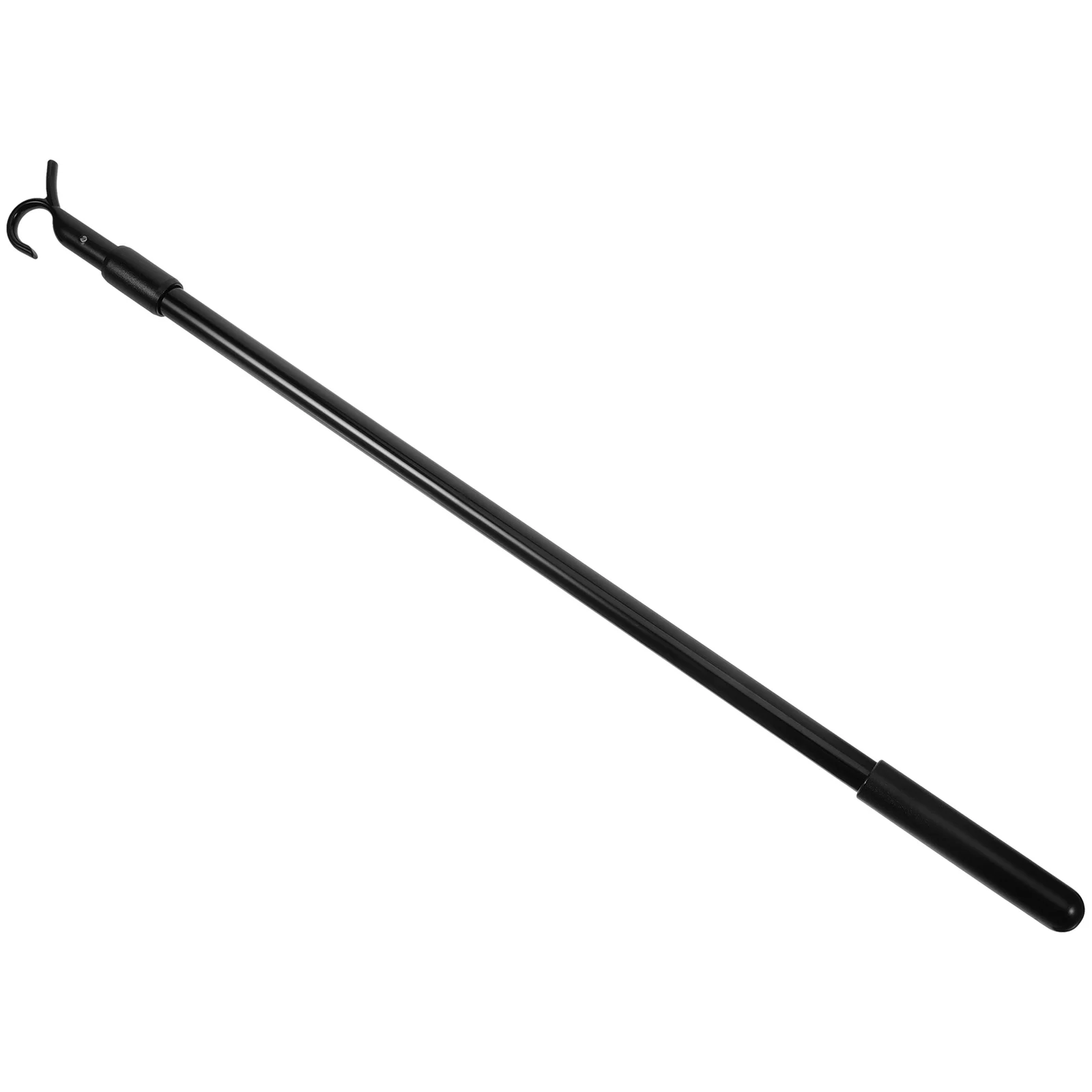 

Aluminum Alloy Curtain Hanging Rod Tilt Blinds Stick Window Black Drapery Pull Wand Rods for Curtains with Hook