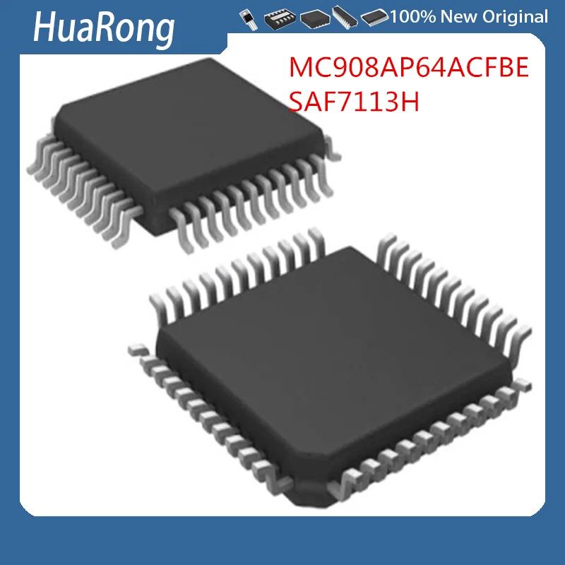 2Pcs/Lot    MC908AP64ACFBE   SAF7113H SAF7113 QFP44     40064 QFP100