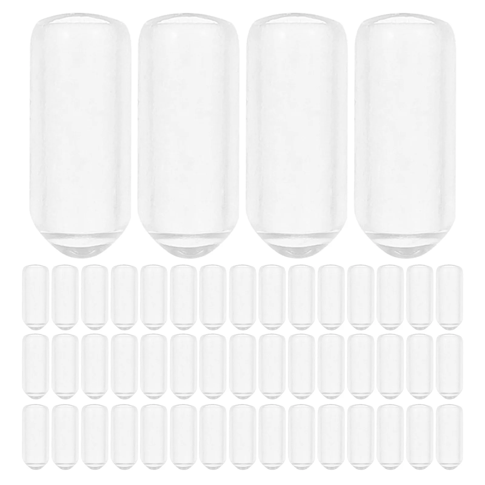 

200Pcs Headband Protector Tips Rubber End Cap Hair Band End Cover DIY Accessories Comfortable Wear Hair Hoop Parts