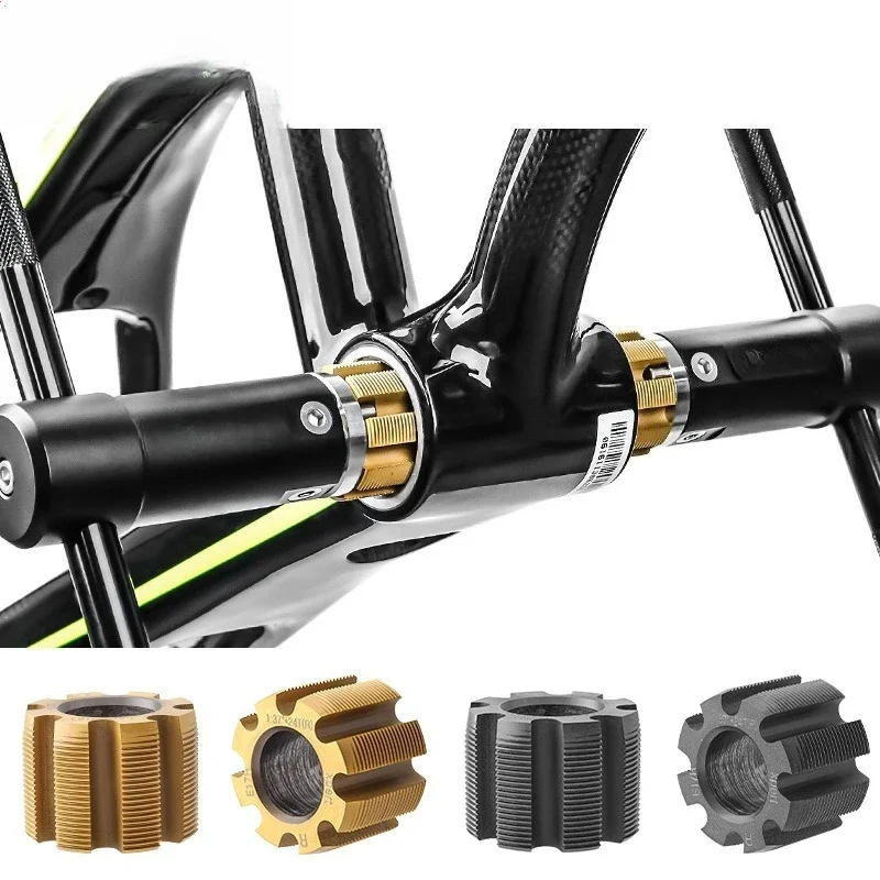 Mountain road folding bicycle frame five-way tap central axis thread repair