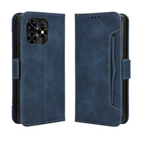 Flip Leather Cover For Umidigi G5 G5A Mecha Separate Type Magnet Button Many Card Slot Wallet Shockproof Phone Case