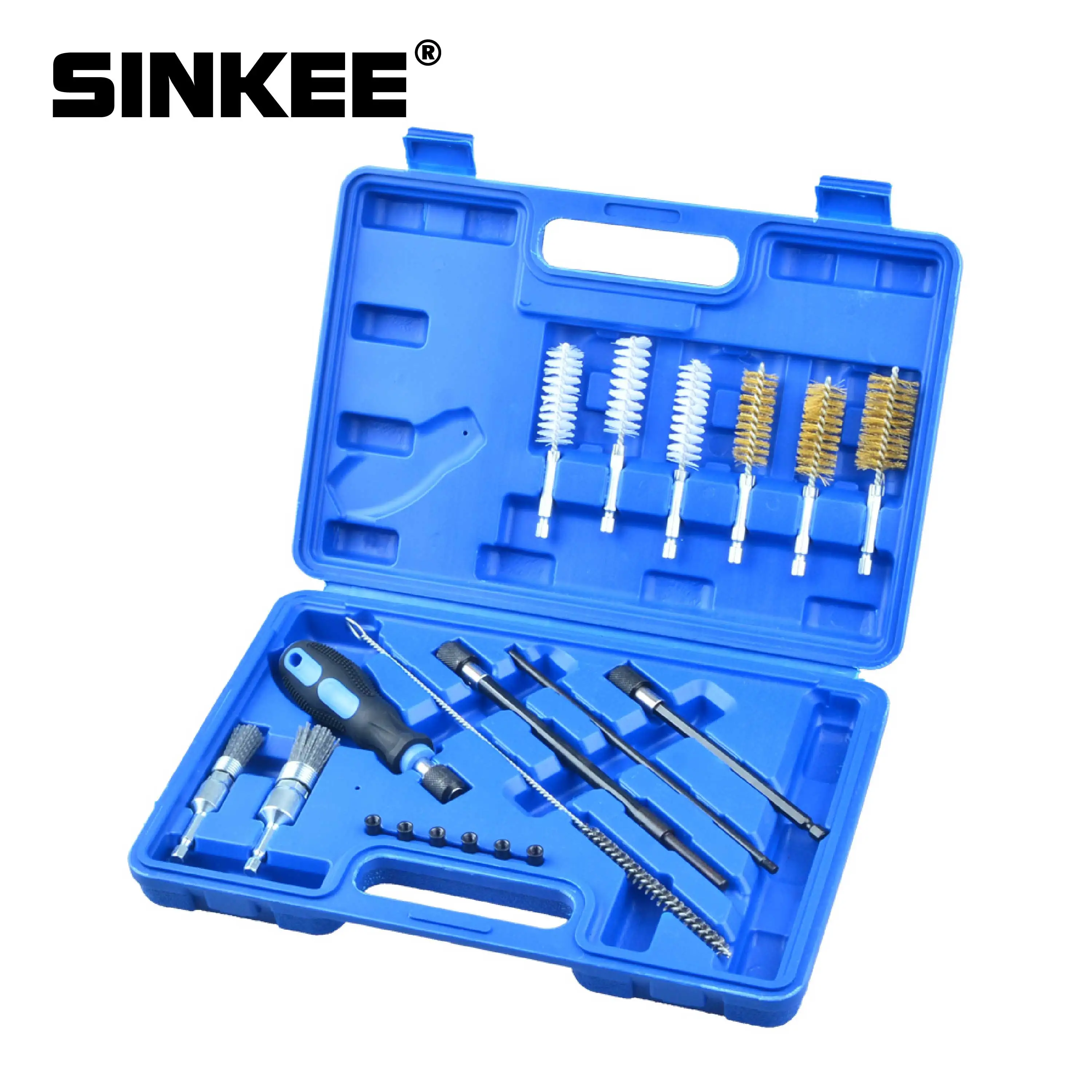 Universal Injector Seat Cleaning Set Cleaning Diesel Injectors cleaner Tool