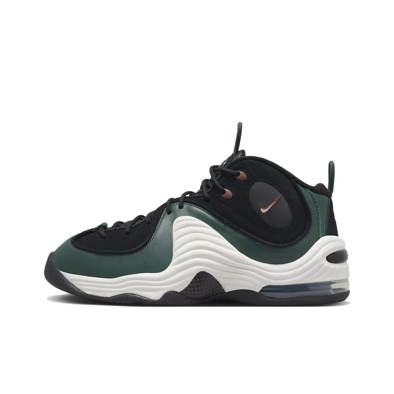 scarpe-da-basket-nike-in-tessuto-e-pelle-ammortizzate-antiscivolo-resistenti-all'abrasione-a-profilo-basso-da-uomo-nere-e-verdi-dv3465-001