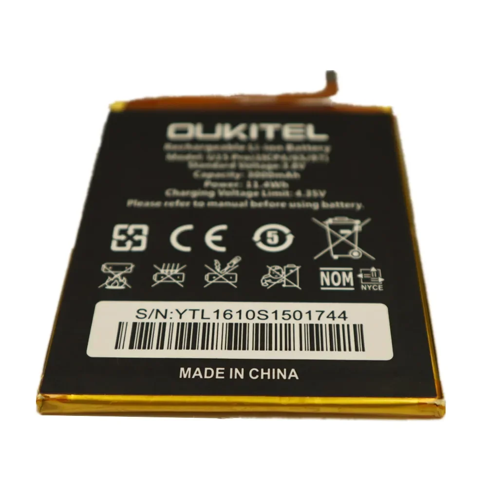 Сменный аккумулятор 3000 мАч для OUKITEL U15 PRO, высококачественные аккумуляторы Bateria Сменный аккумулятор 3000 мАч для OUKITEL U15 PRO, высококачественные аккумуляторы Bateria