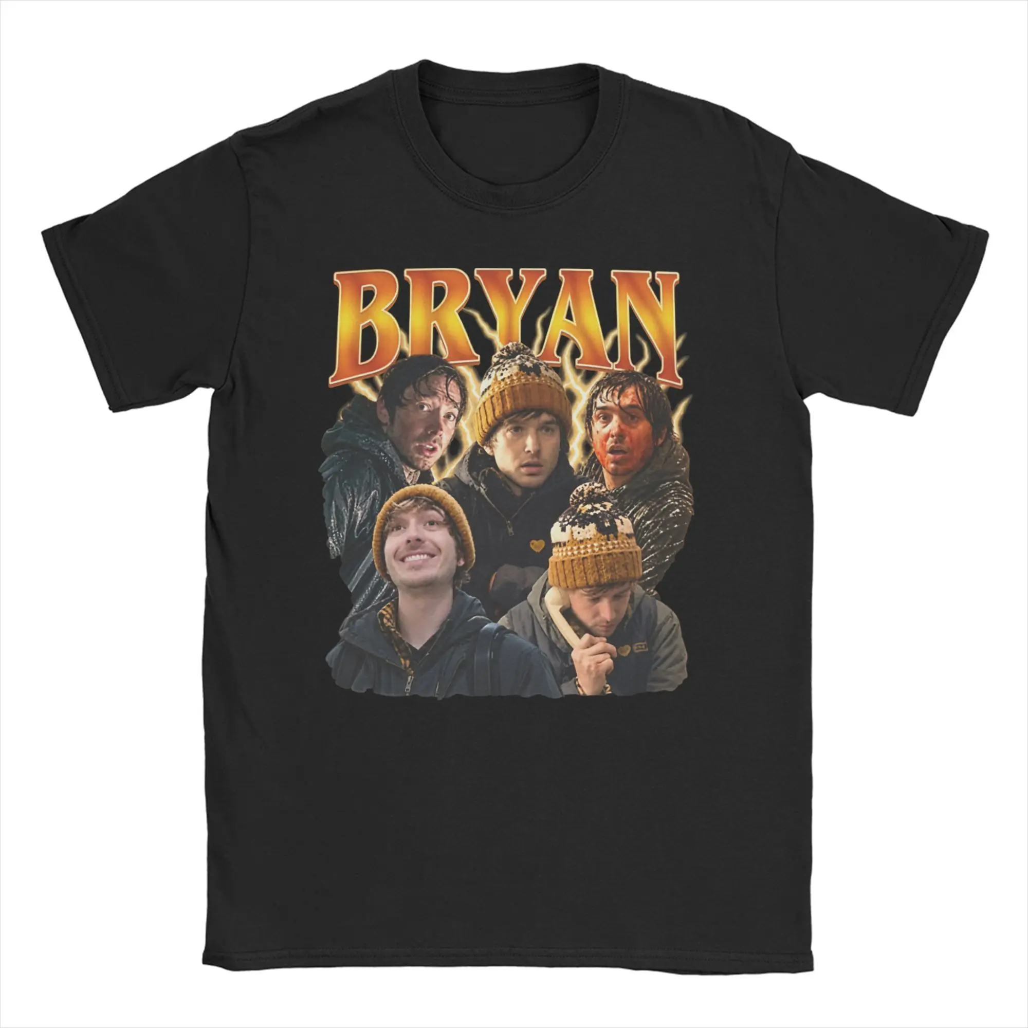 Vintage Bryan RE Austin Abrams T Shirt Men Women's Cotton Vintage T-Shirt Round Neck Tee Shirt Short Sleeve Clothing Plus Size