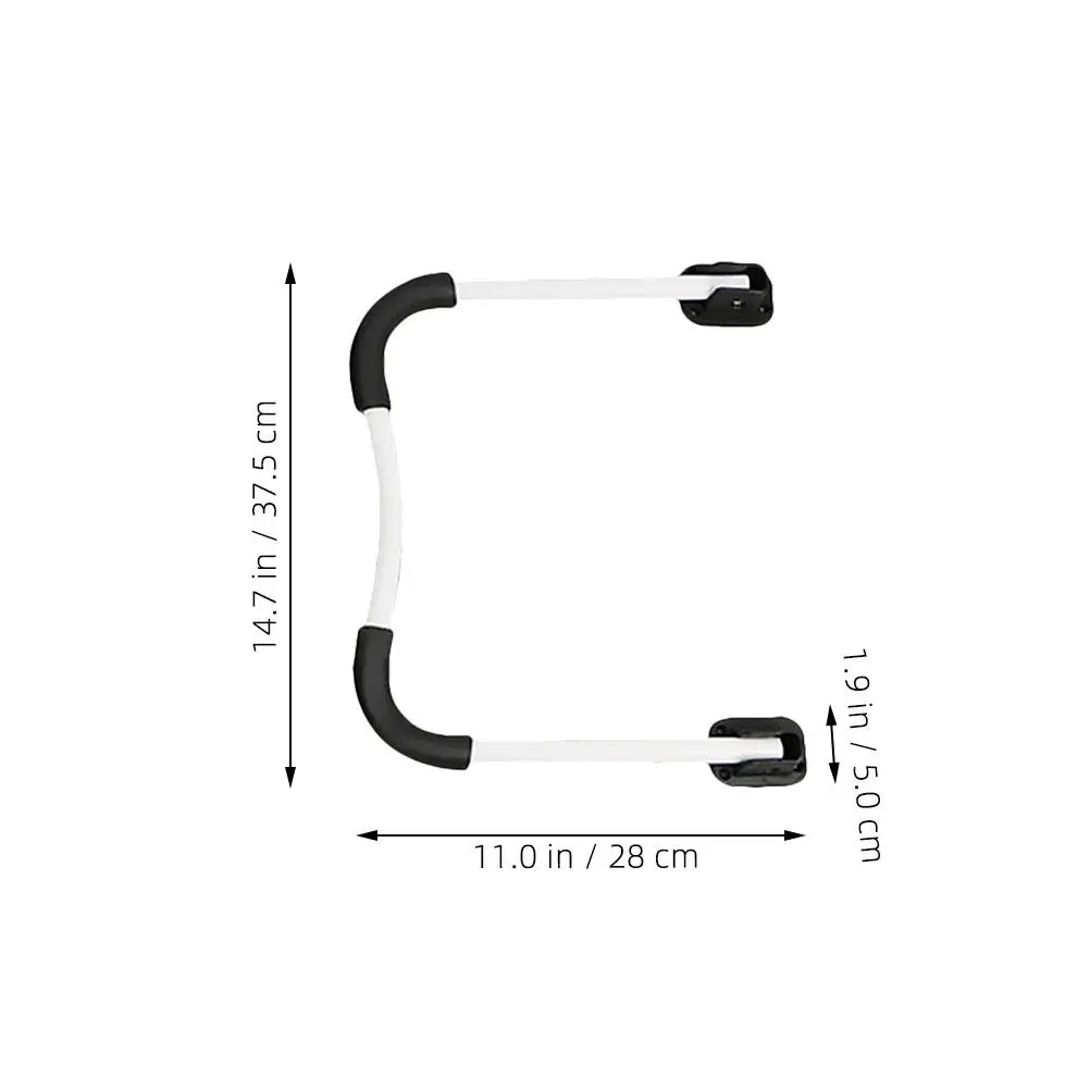 2Sets U Shape Folding Table Legs Heavy Duty Iron Nylon Foldable Furniture Legs for DIY Desk Coffee Table Bench Small Tables