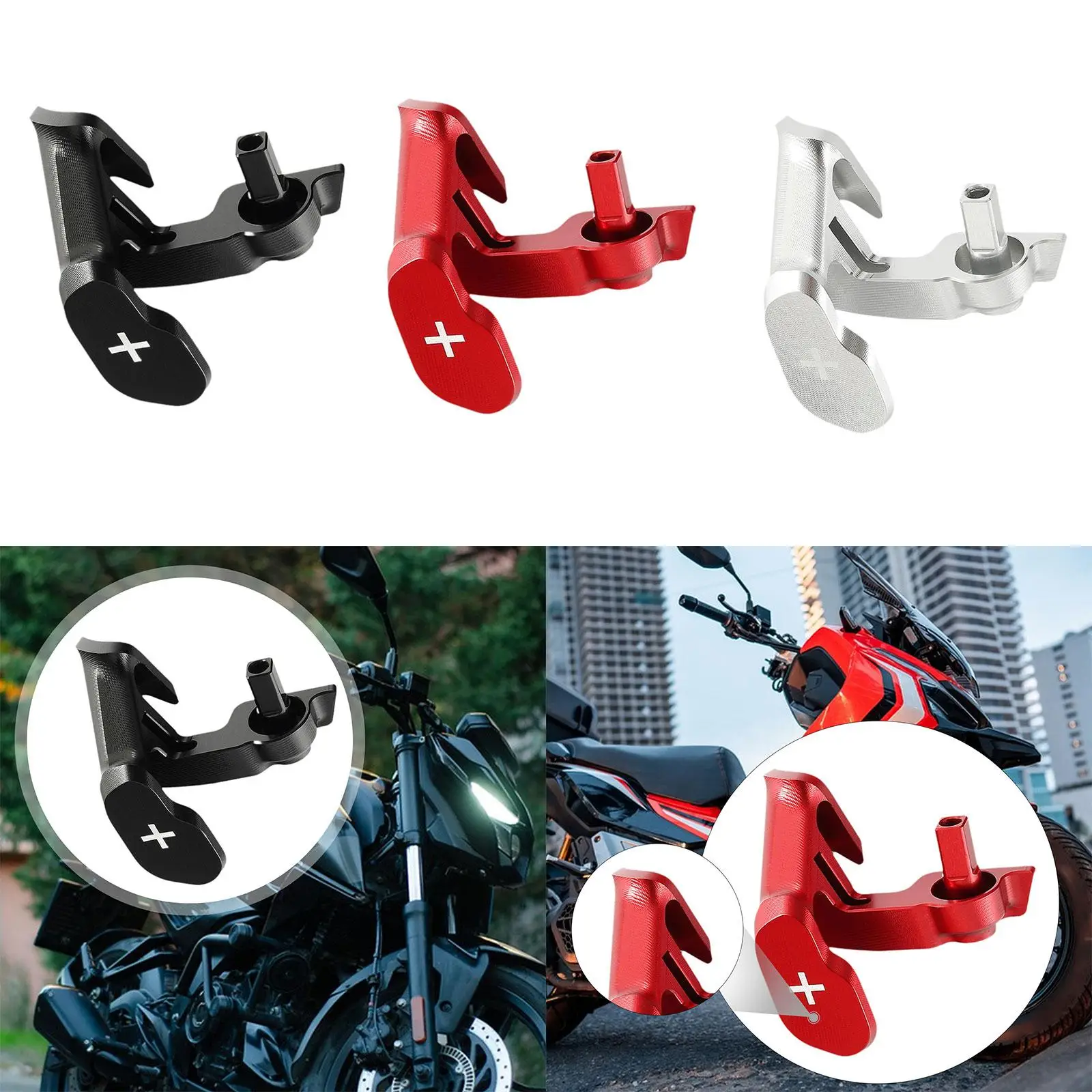 

Aluminum Throttle Thumb Lever Shift Controller Paddle Shifter Ergonomic Riding Upgrade for Can Am Spyder F