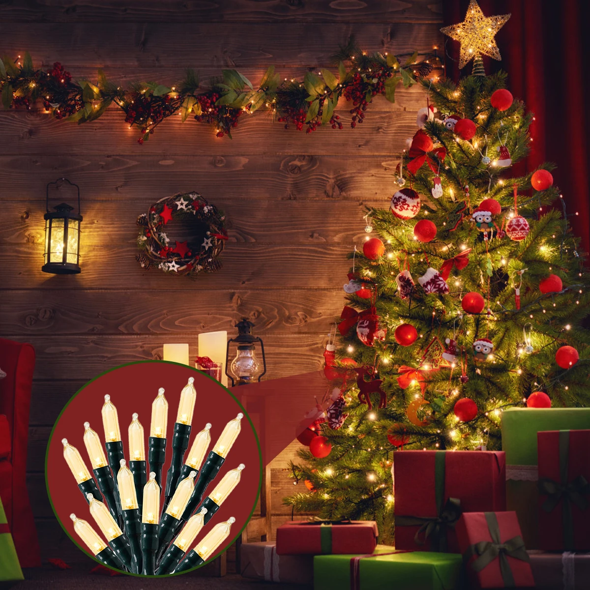 NEW Christmas String Light Battery Operated Christmas Light IP44 Waterproof Wedding Party Fairy String Light Outdoor 50/100 LED