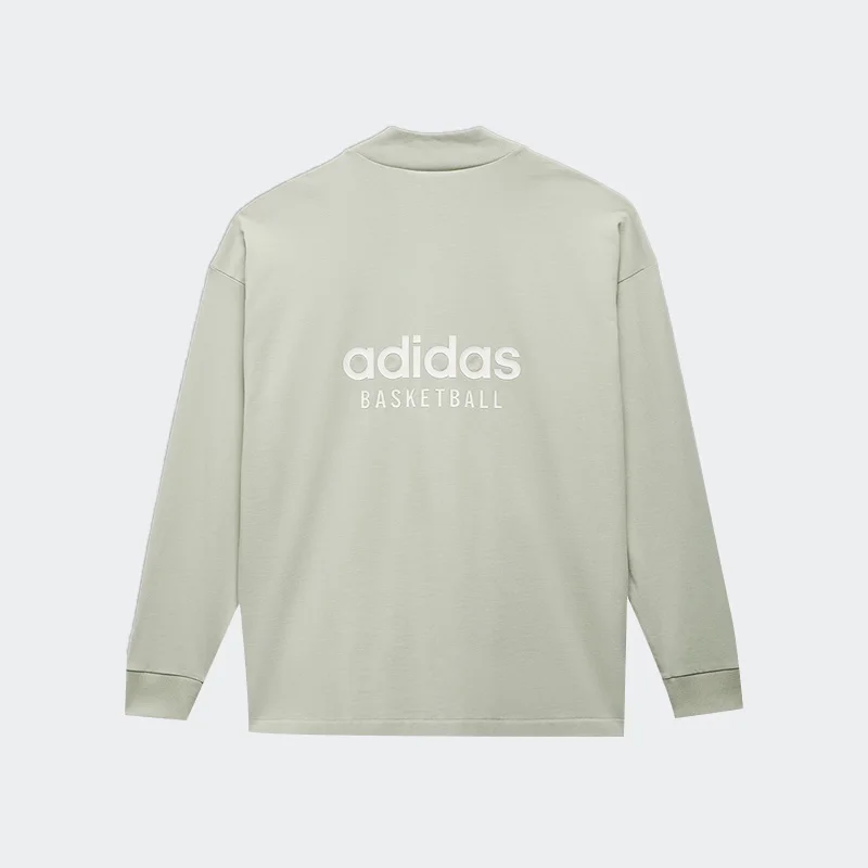 Adidas Official Authentic 2023 Spring Men's and Women's Sports Half-High Neck Long-Sleeve Sweatshirt IA3422