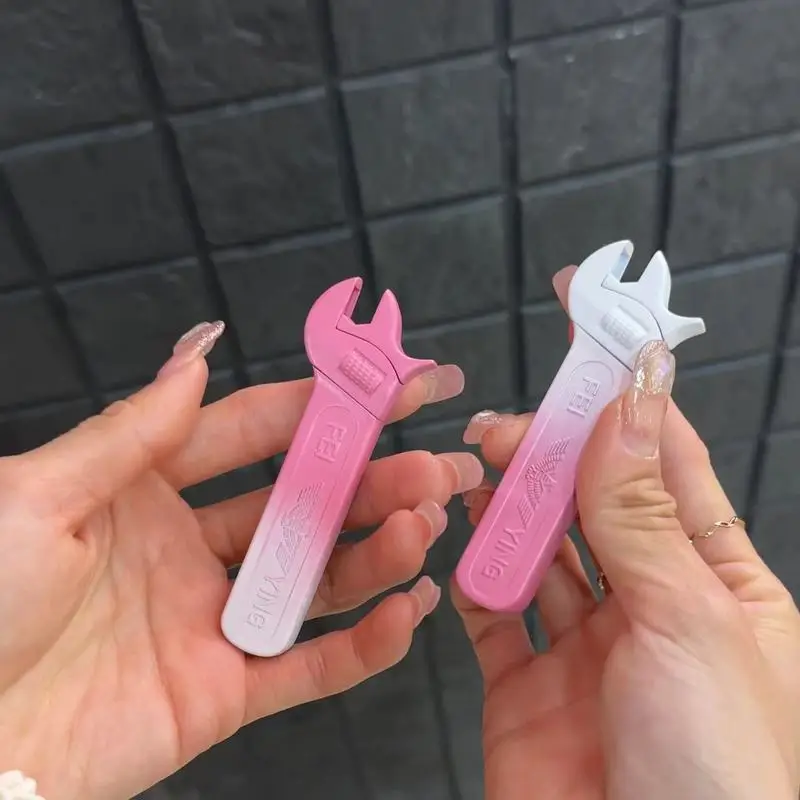 2024 New Inflatable Lighter Butane Torch Cute Mini Pink Metal Lighter Smoking Gadgets For Men Open Flame Cigarette Lighter Gift