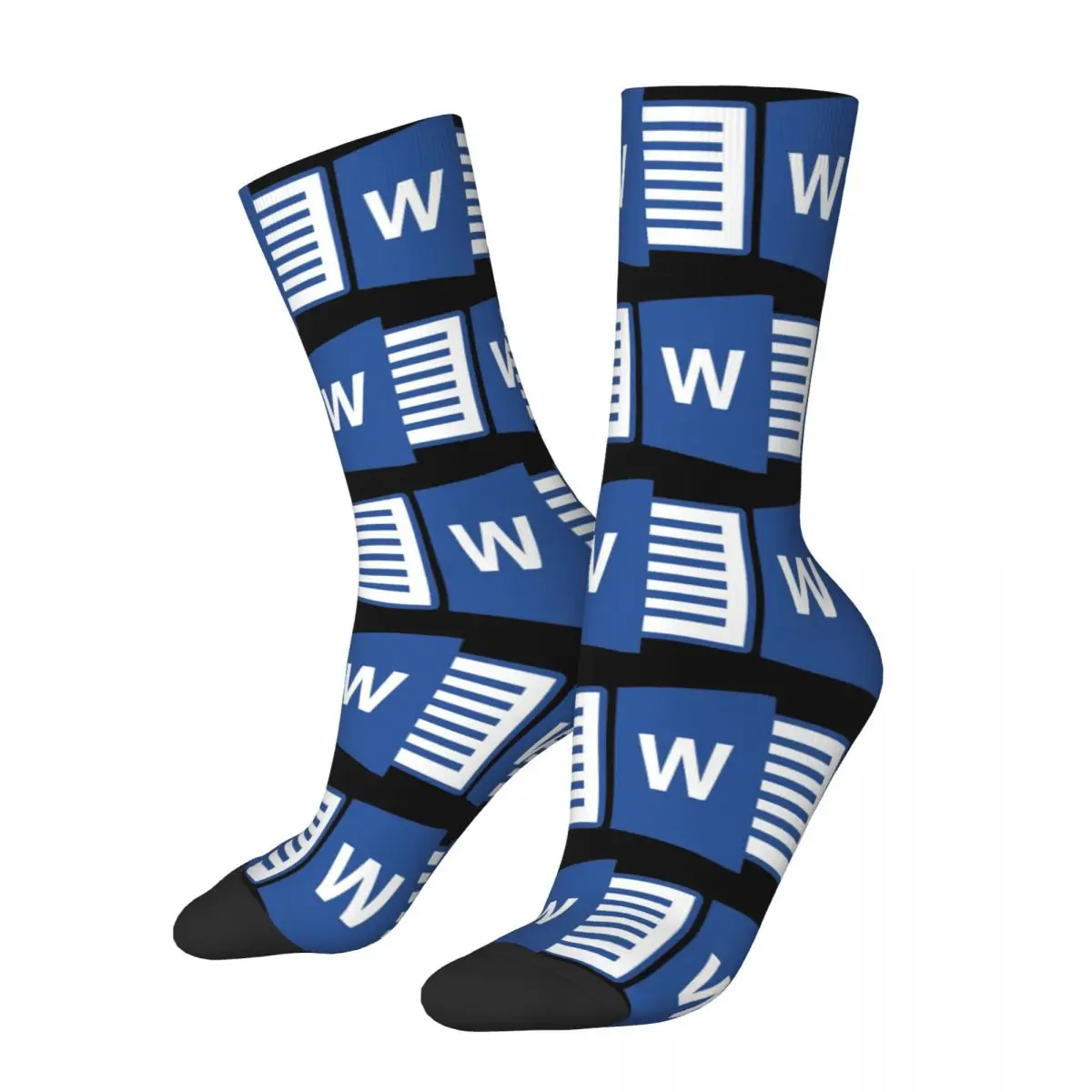 

Word Socks Harajuku Sweat Absorbing Stockings All Season Long Socks Accessories for Unisex Gifts