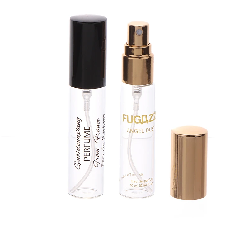 

10ml Mini Portable Perfume Bottle Spray Refillable Cosmetic Sample Glass Bottling Travelling Empty Container