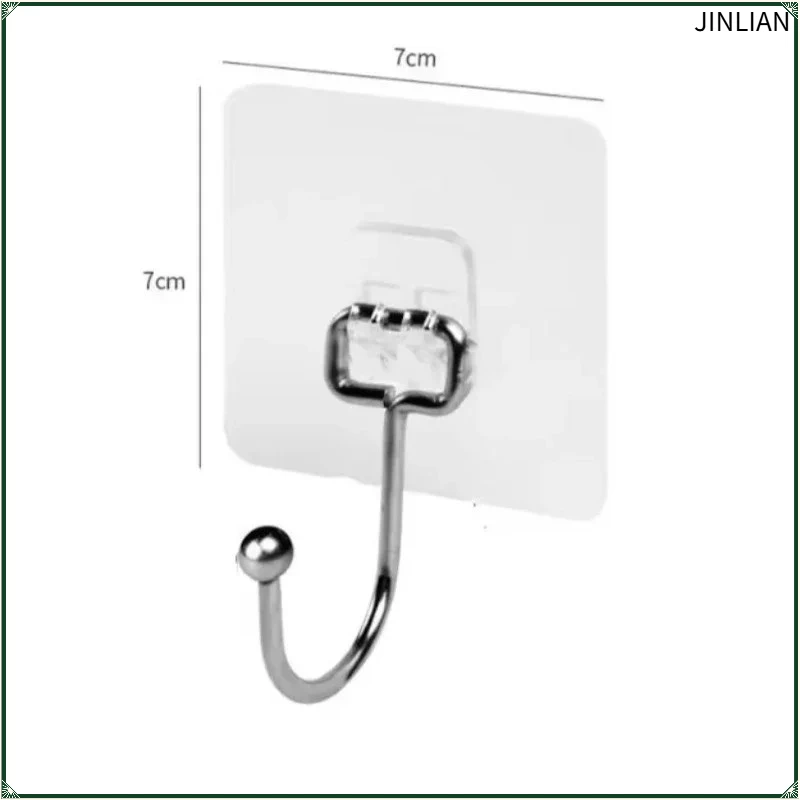 Increased Hook with Strong Adhesion on The Wall No Need To Drill Holes in The Kitchen Adhesive Hooks Load-bearing Wall Hooks