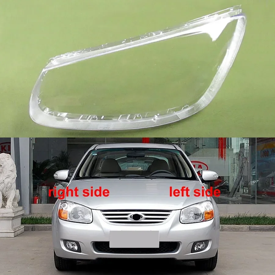 

For Kia Cerato 2008 2009 2010 2011 2012 Headlight Cover Transparent Headlamp Shell Lens Replace Original Lampshade Plexiglass