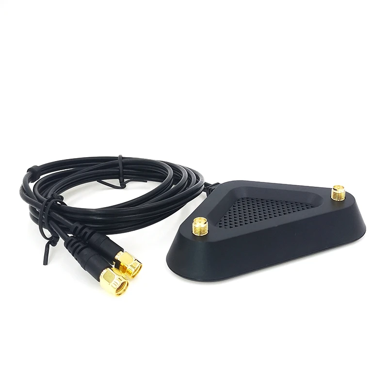 2.4G/5G Dual Frequency Extension Cable Antenna Wifi Router Wireless Network Card Connector Adapter Magnetic Suction Base