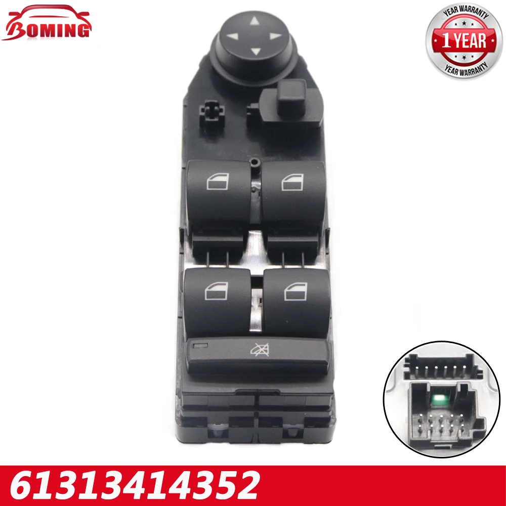 

61313414352 New Car Front Left Power Window Switch Control Master Switches DWS-898 61313413428 Fits For BMW X3 2004-2010