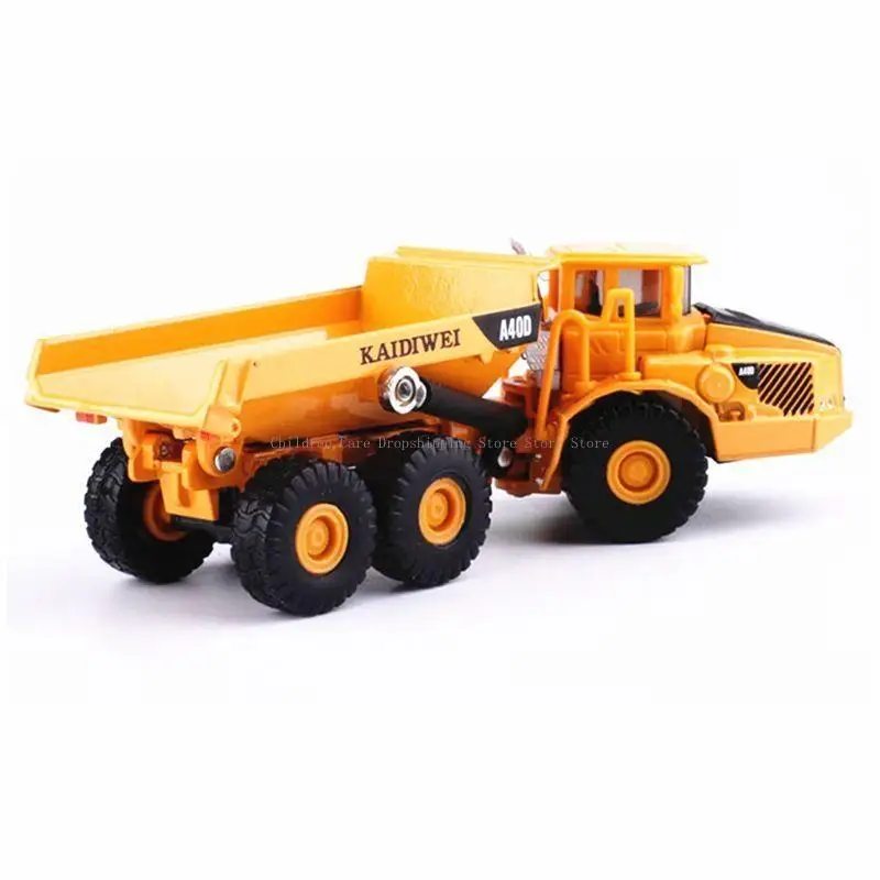 

Реалистичный автомобильный автомобильный автомобиль Tipper Diecast Diecast Toy Kids Fine Motor Kar подарок