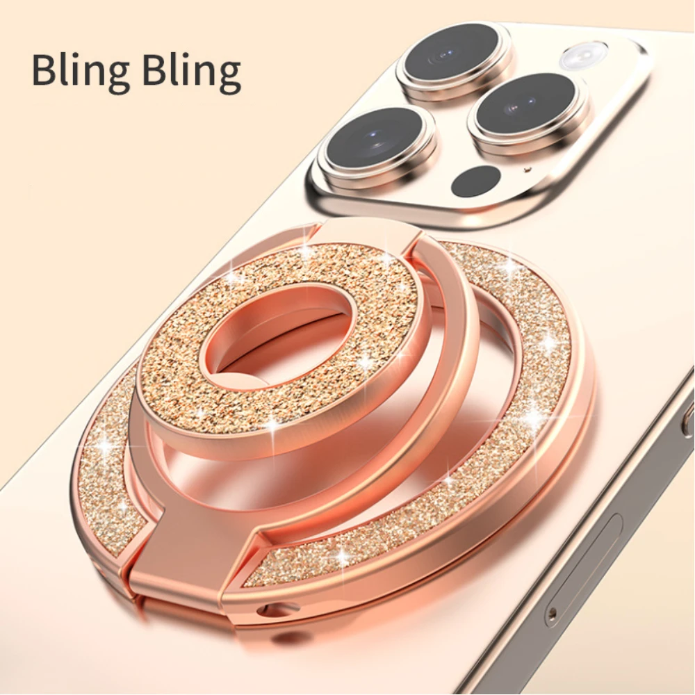 

Двусторонняя подставка для телефона, магнитный держатель для телефона, подставка, магнитная ручка для MagSafe iPhone 16, 15, 14, 13, 12 Pro Max, автомобильный держатель