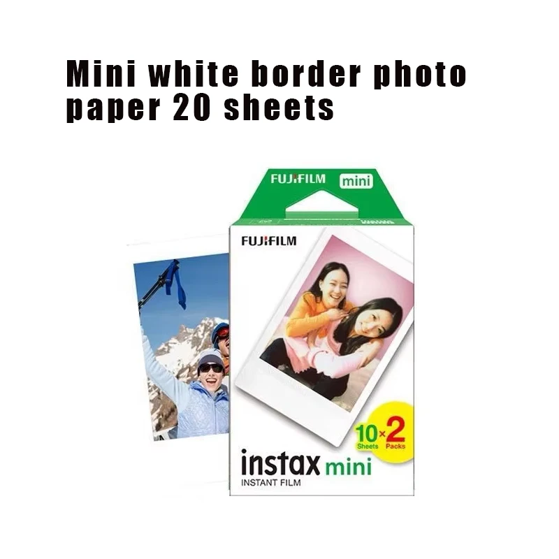 Films Photo Paper 20 Sheets Mini White Edge Films Photo Paper For Fujifilm Instax Mini 8 9 10 11 12 40 90 Duplex Polaroid Paper