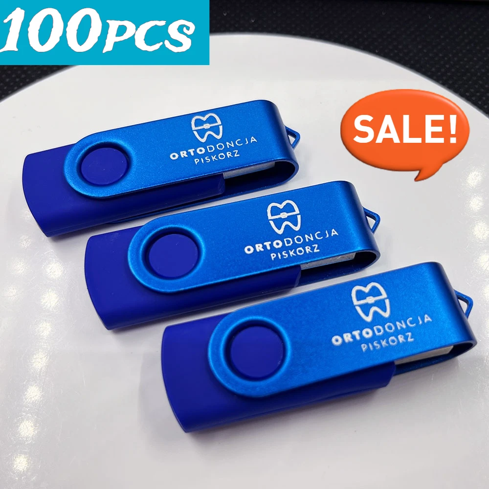 Free Custom 100PCS USB Flash Drive Pen Drive 256MB 512MB 1GB 2GB 4GB 8GB 16GB Pendrive Memory Stick 32GB 64GB USB Stick Gift
