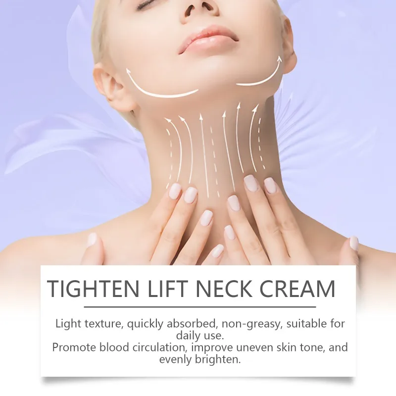 Crema reafirmante para eliminar arrugas del cuello, crema antienvejecimiento para líneas finas de doble mentón, moldeadora de elevación, Belleza