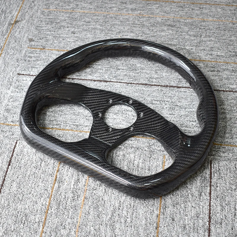 Universal 12.6 Inch Genuine Carbon Fiber Racing Sport Steering Wheel Diameter 320mm
